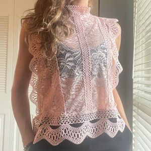 Beautiful Lace Blouse Top - NWOT